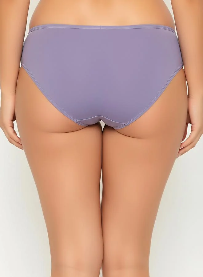 Clovia  Pack of 3- Solid Bikini with Inner Elastic - Cotton for Women | Best Price UAE